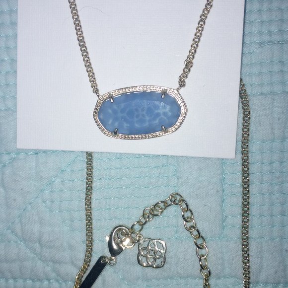 Kendra Scott Dylan Periwinkle Necklace- discontinued style, HTF - Picture 1 of 6